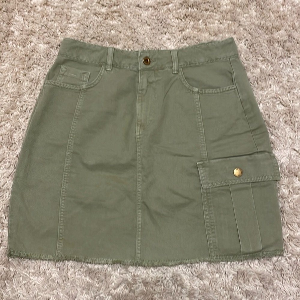 Women’s Zara Chambray Mini Skirt